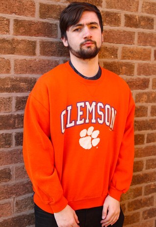 VINTAGE RUSSELL ATHLETIC CLEMSON USA SWEATER