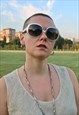 90S VINTAGE RARE FENDI MONOGRAM OVERSIZE SUNGLASSES