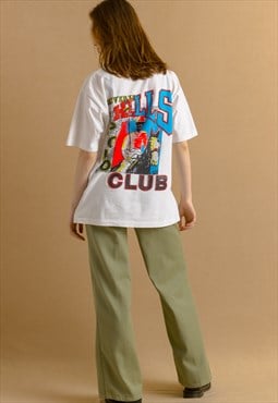 Polo Club Graphic T Shirt - Women's M Top 7419