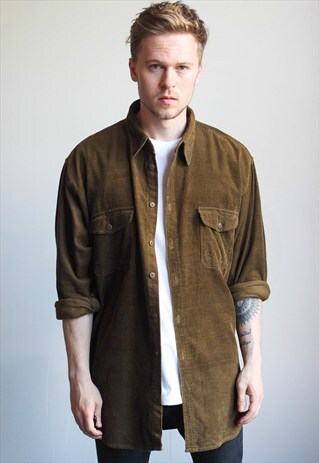 VINTAGE OVERSIZED CORDUROY SHIRT