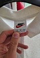 MEN'S 90'S NIKE  POLO SHIRT IN WHITE SIZE LARGE