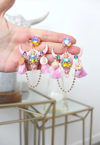 EARRINGS POMPONS