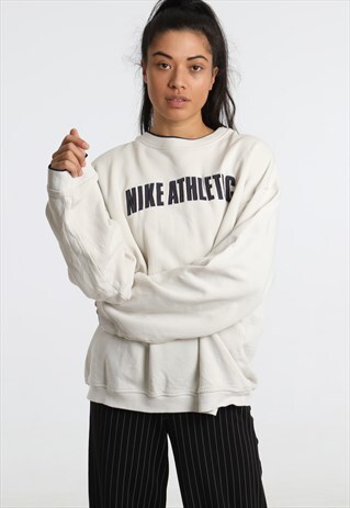 90S NIKE EMBROIDERED SPELLOUT SWEATSHIRT