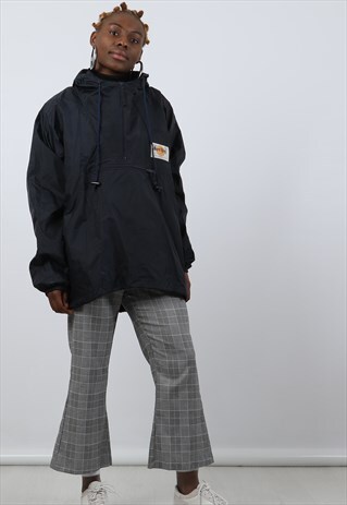 HARD ROCK CAFE XXL NAVY PULLOVER WINDBREAKER JACKET
