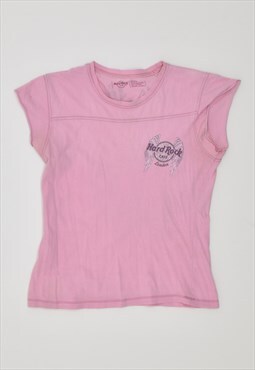 Vintage Hard Rock Cafe London T-Shirt Top Pink