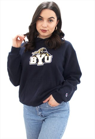90'S RETRO NAVY HOODIE