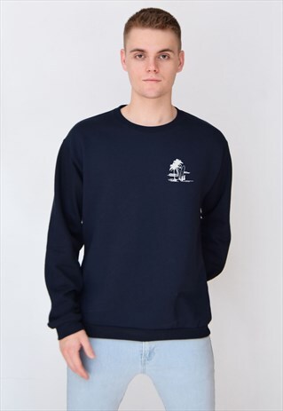 NAVY PINEAPPLE OCEAN SWEATSHIRT