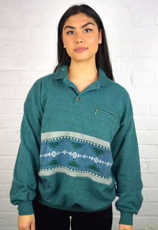 VINTAGE 90'S 1/4 ZIP SWEATSHIRT