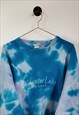 UPCYCLED VINTAGE 90S EMBROIDERED TIE-DYE SWEATSHIRT SIZE XXL