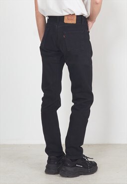 Vintage Black LEVIS 536 Fit Denim Jeans W 29 L 32