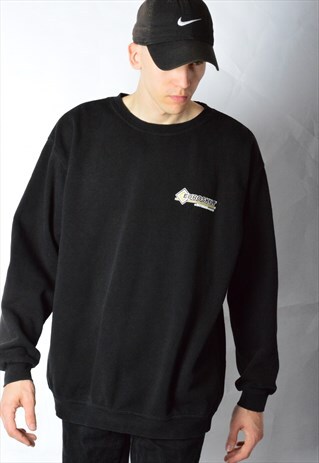 VINTAGE 90S BLACK SWEATSHIRT