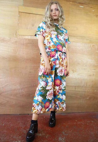 TROPICAL BLUE PRINT CO-ORDINATES