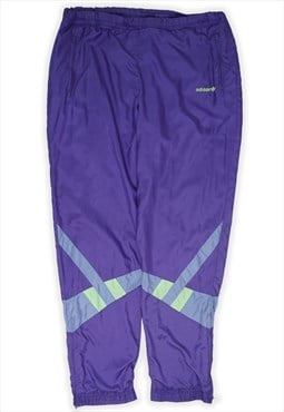 Vintage Adidas Purple Tracksuit Bottoms Mens