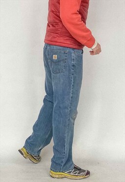 Vintage Carhartt Jeans Men's Mid Blue