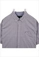 VINTAGE 90'S TOMMY HILFIGER SHIRT SHORT SLEEVE CHECK BUTTON