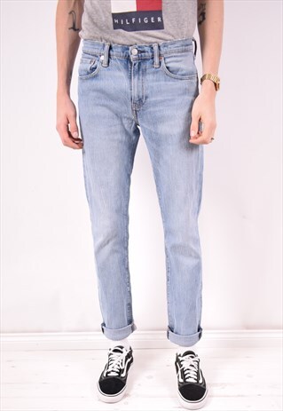 LEVI'S 511 MENS VINTAGE JEANS W30 L32 BLUE 90S