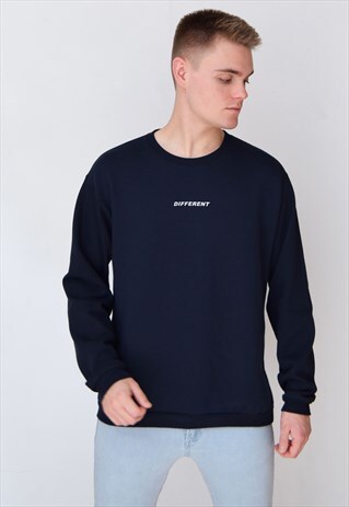 NAVY DIFFERENT SWEATSHIRT