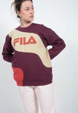 Vintage 90s Fila Sweatshirt Reworked