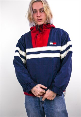 VINTAGE TOMMY HILFIGER QUARTER ZIP JACKET