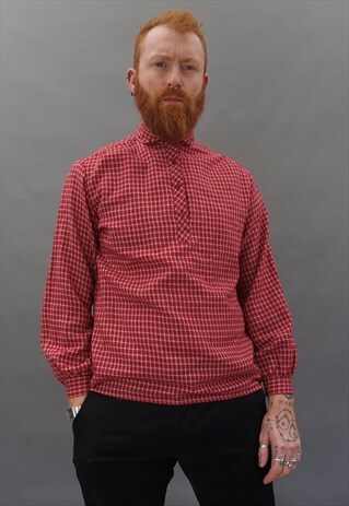 VINTAGE CHECK POLO SHIRT