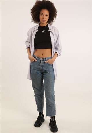 VINTAGE RALPH LAUREN EMBROIDERED LOGO BOYFRIEND SHIRT