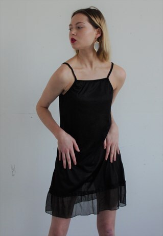 RUFFLE HEM DRESS