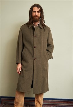 90s Vintage RARE original Loden wool coat