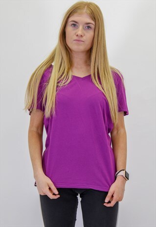 VINTAGE PUMA T-SHIRT IN PINK S/M