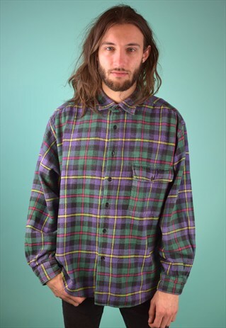 VINTAGE 90'S CHECKED SHIRT