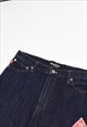 VINTAGE 90S STUSSY EMBROIDERED DENIM SHORTS JORTS