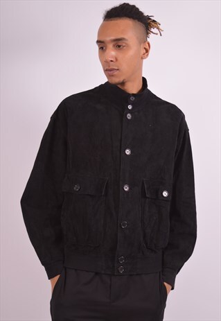 VINTAGE SUEDE JACKET BLACK