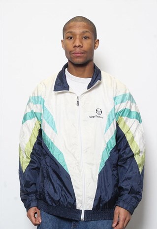 VINTAGE SERGIO TACCHINI TRACK JACKET WHITE