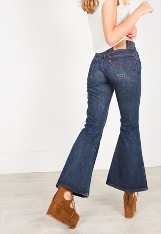VINTAGE 80'S LEVI'S FLARE JEANS / S0160