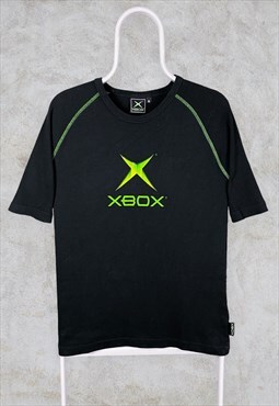 Vintage Black Xbox T-Shirt Official 2001 Rare Small 