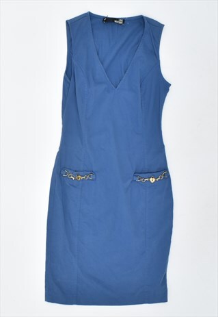 VINTAGE 90'S MOSCHINO DRESS BLUE