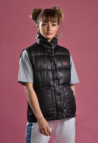 VINTAGE 1990S NAF NAF PUFFER GILET
