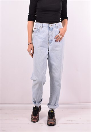 CALVIN KLEIN WOMENS VINTAGE JEANS W32 L30 BLUE 90'S