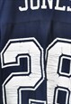 VINTAGE NFL DALLAS COWBOYS AMERICAN FOOTBALL JERSEY NAVY XXL