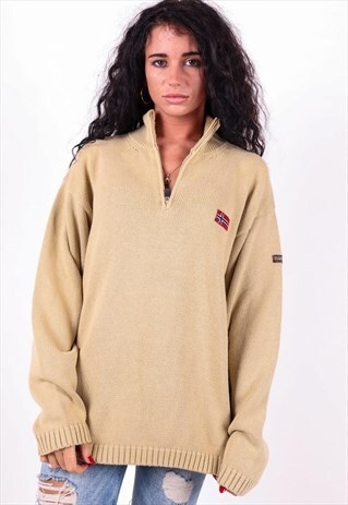 VINTAGE NAPAPIJRI KNITWEAR JUMPER AWK99