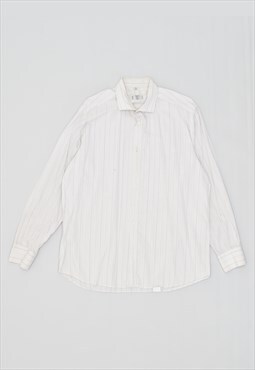 Vintage 90's Valentino Shirt Stripes White