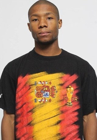 VINTAGE ADIDAS SPAIN WORLD CUP 1998 T-SHIRT