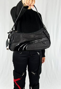 Vintage Puma Dazzle Handbag in Black