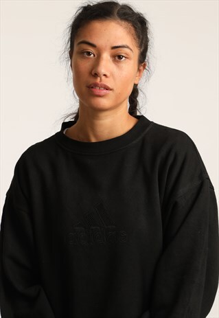 90S ADIDAS EMBROIDERED LOGO SWEATSHIRT