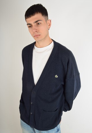 VINTAGE LACOSTE CARDIGAN MADE IN FRANCE 80'S (2803)