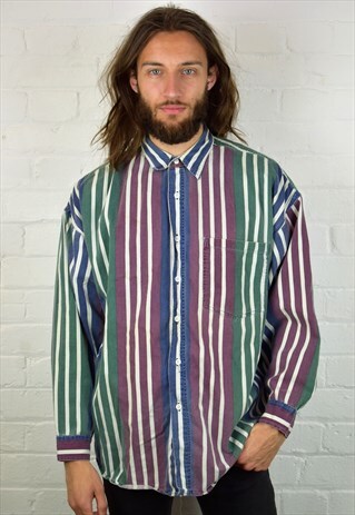 VINTAGE 90'S STRIPED SHIRT