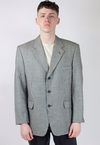 VINTAGE YVES SAINT LAURENT HOUNDSTOOTH JACKET