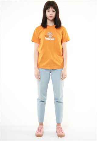 90S VINTAGE TIMBERLAND ORANGE T-SHIRT 490