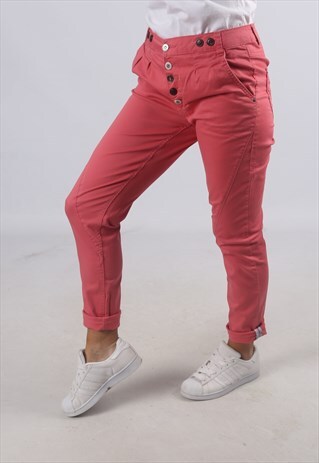 VINTAGE TROUSERS TAPERED LEG MID-RISE WAIST UK 10 (C3C)