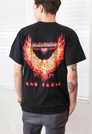 VINTAGE HARLEY DAVIDSON T-SHIRT LOGO 90S X 7.7