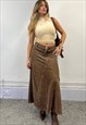 VINTAGE Y2K CORDUROY MAXI SKIRT
